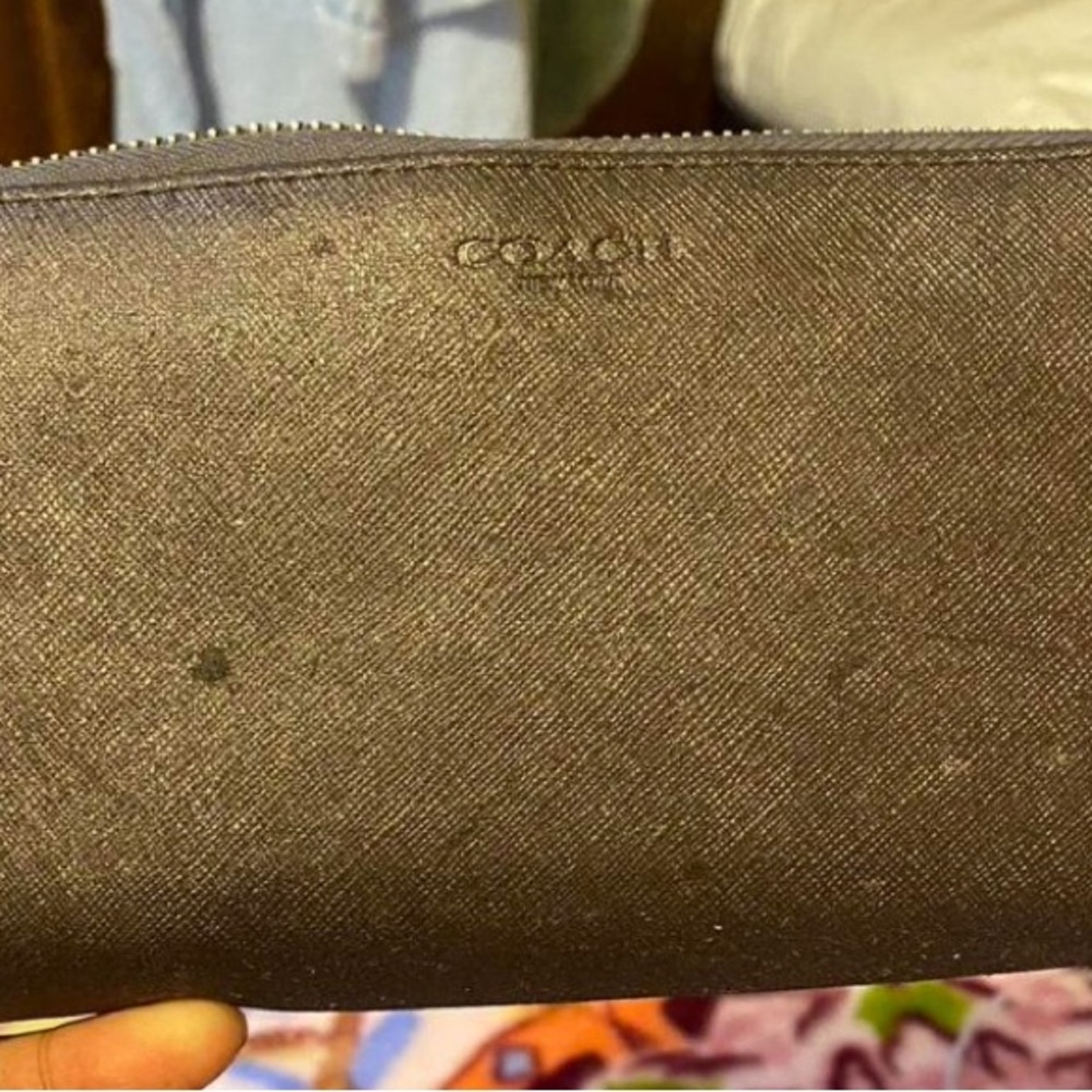 Coach Women’s Dark Gray Wallet